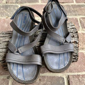 Gray Leather Teva Sport Sandals 7.5
